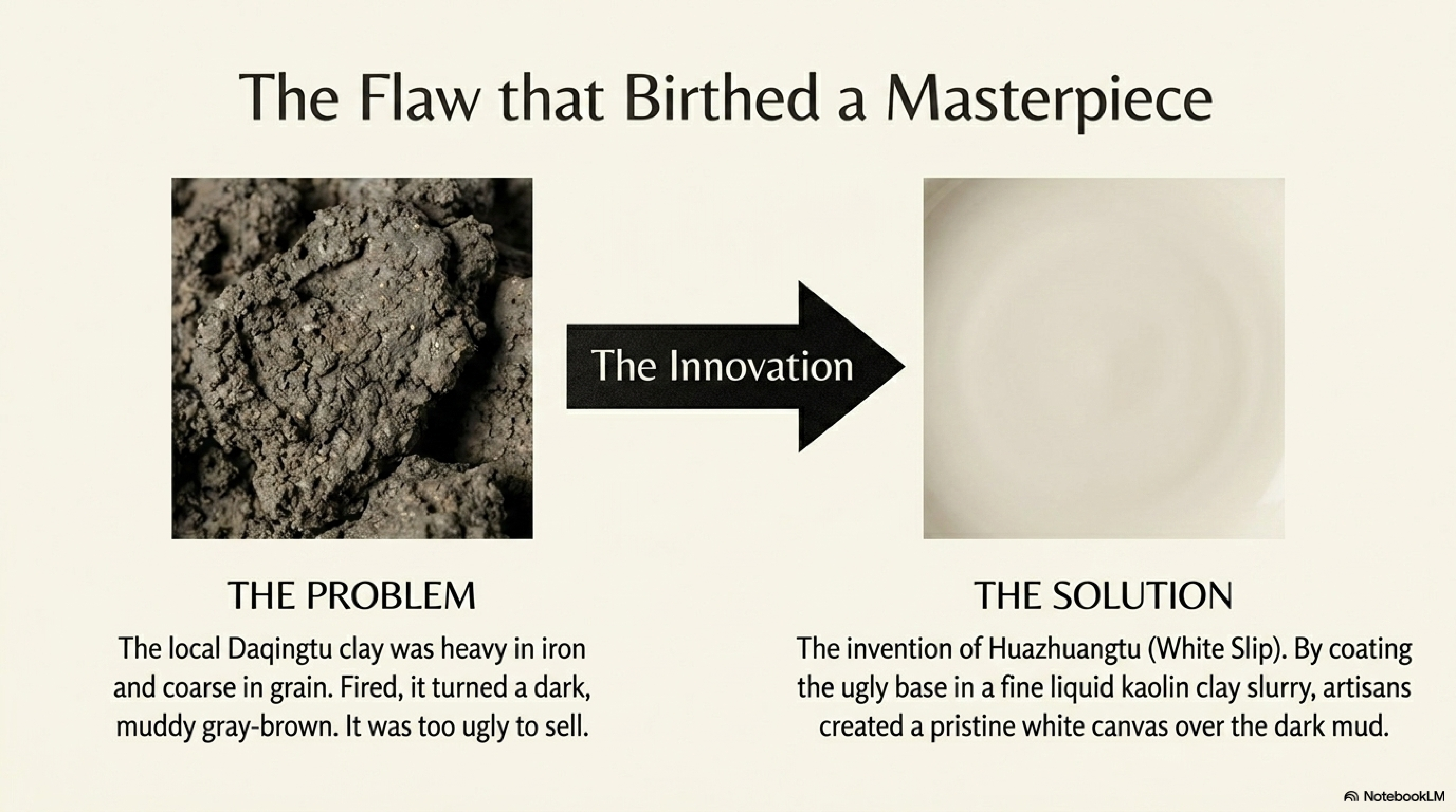 The black pigment brush painting process — the three-stroke standard
