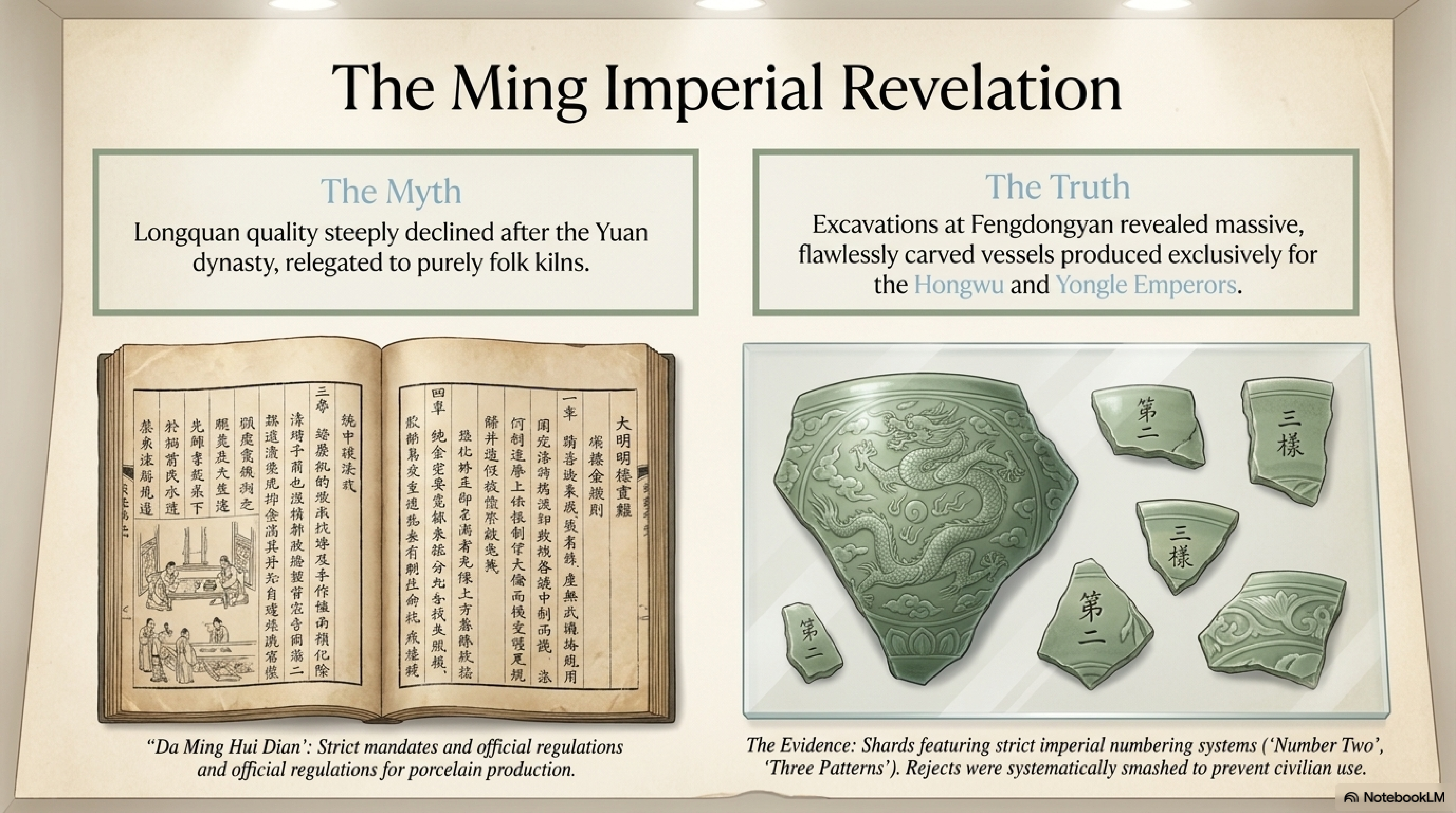 The Ming Imperial Revelation — excavations at Fengdongyan showing massive carved vessels for the imperial court